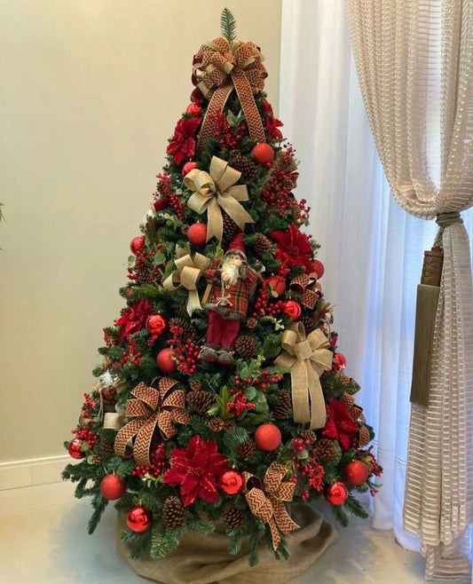 Original Árbol de Navidad Decorado 360º - 2,10 Metros